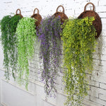 Wall Planter Handwoven Natural Rattan Hanging Design