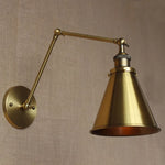 Wall Sconce Adjustable Cone Shade Hardwired