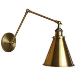 Wall Sconce Adjustable Cone Shade Hardwired