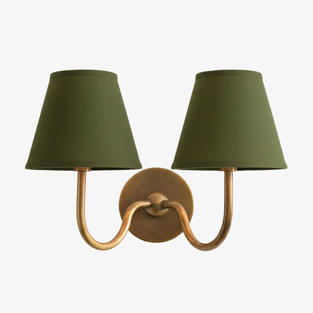Wall Sconce Dimmable Fabric Shade Hardwired Bedside Light