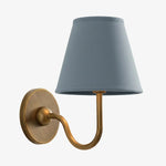 Wall Sconce Dimmable Fabric Shade Hardwired Bedside Light