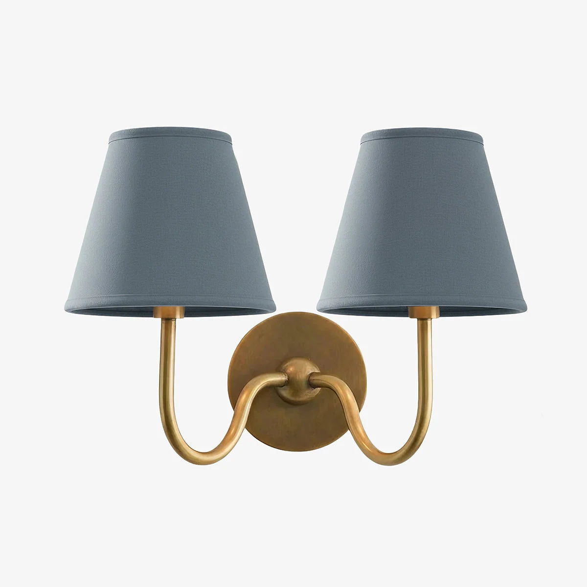 Wall Sconce Dimmable Fabric Shade Hardwired Bedside Light