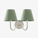 Wall Sconce Dimmable Fabric Shade Hardwired Bedside Light