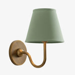 Wall Sconce Dimmable Fabric Shade Hardwired Bedside Light