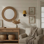 Wall Sconce Dimmable Fabric Shade Hardwired Bedside Light