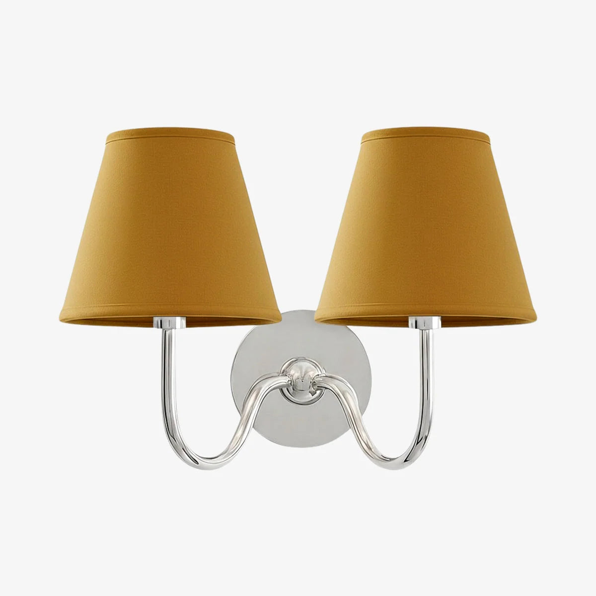 Wall Sconce Dimmable Fabric Shade Hardwired Bedside Light