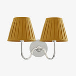 Wall Sconce Dimmable Fabric Shade Hardwired Bedside Light