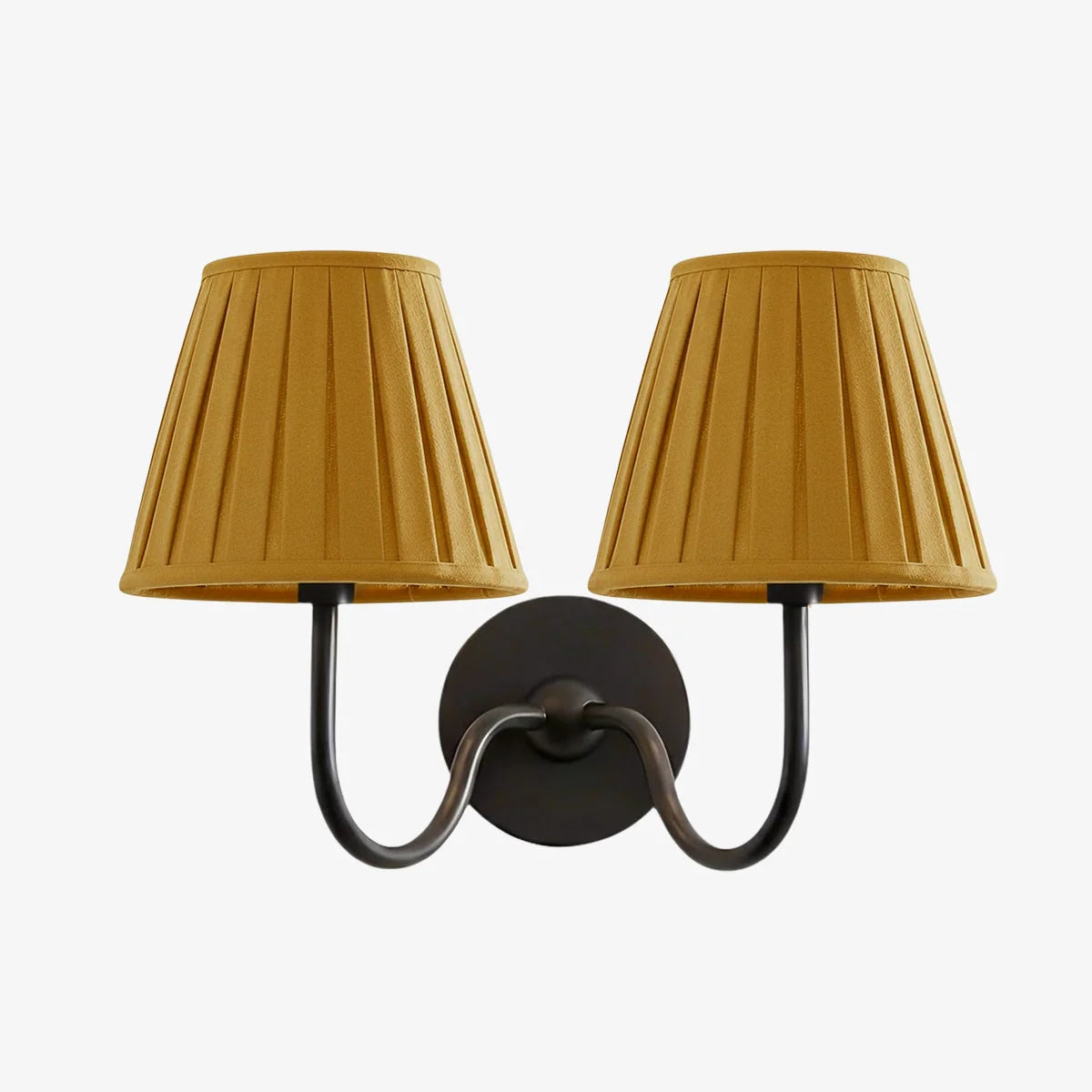 Wall Sconce Dimmable Fabric Shade Hardwired Bedside Light