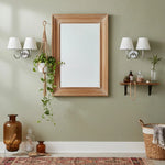 Wall Sconce Dimmable Fabric Shade Hardwired Bedside Light