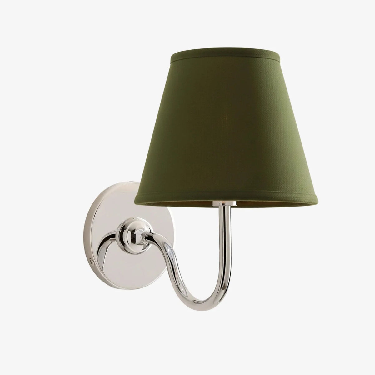 Wall Sconce Dimmable Fabric Shade Hardwired Bedside Light