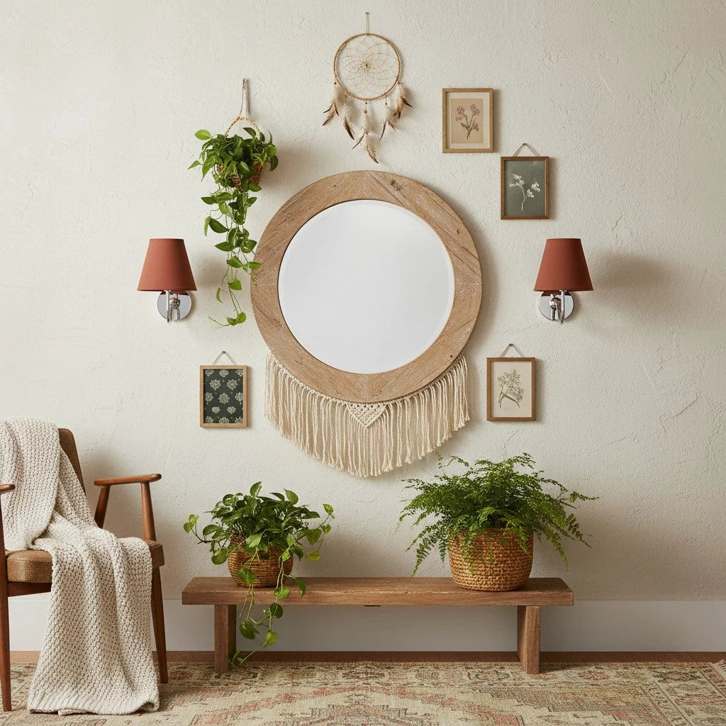 Wall Sconce Dimmable Fabric Shade Hardwired Bedside Light