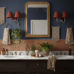 Wall Sconce Dimmable Fabric Shade Hardwired Bedside Light