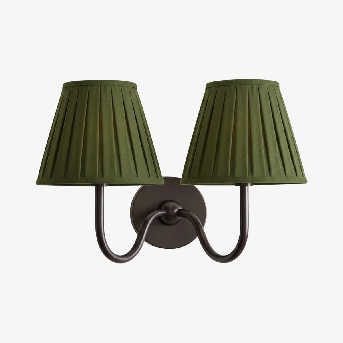 Wall Sconce Dimmable Fabric Shade Hardwired Bedside Light