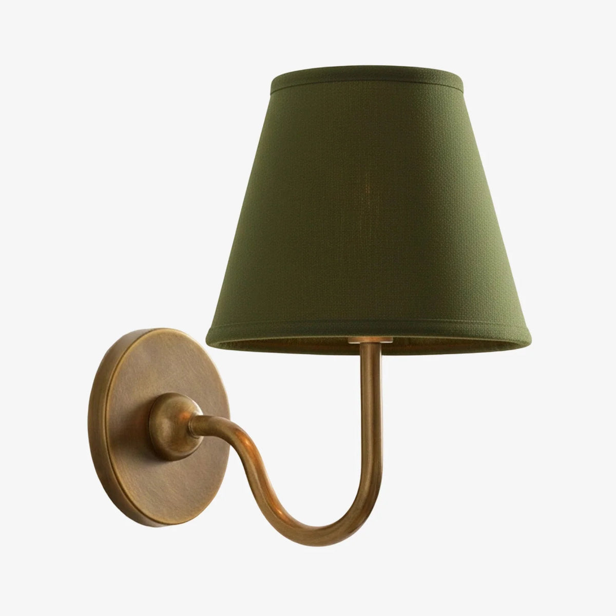Wall Sconce Dimmable Fabric Shade Hardwired Bedside Light