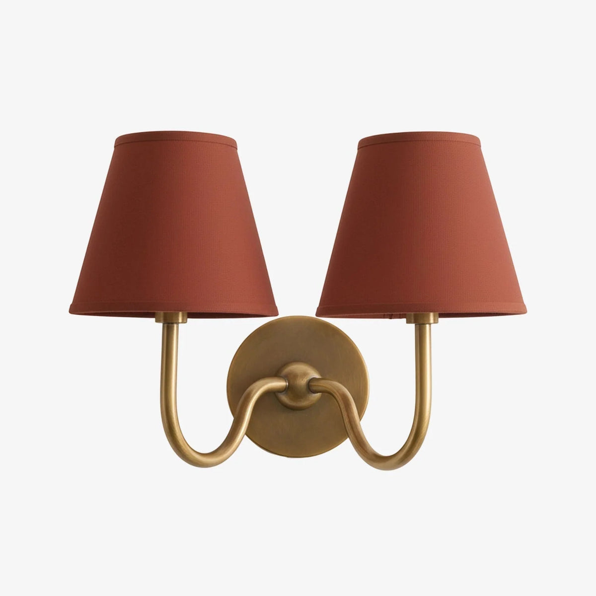 Wall Sconce Dimmable Fabric Shade Hardwired Bedside Light