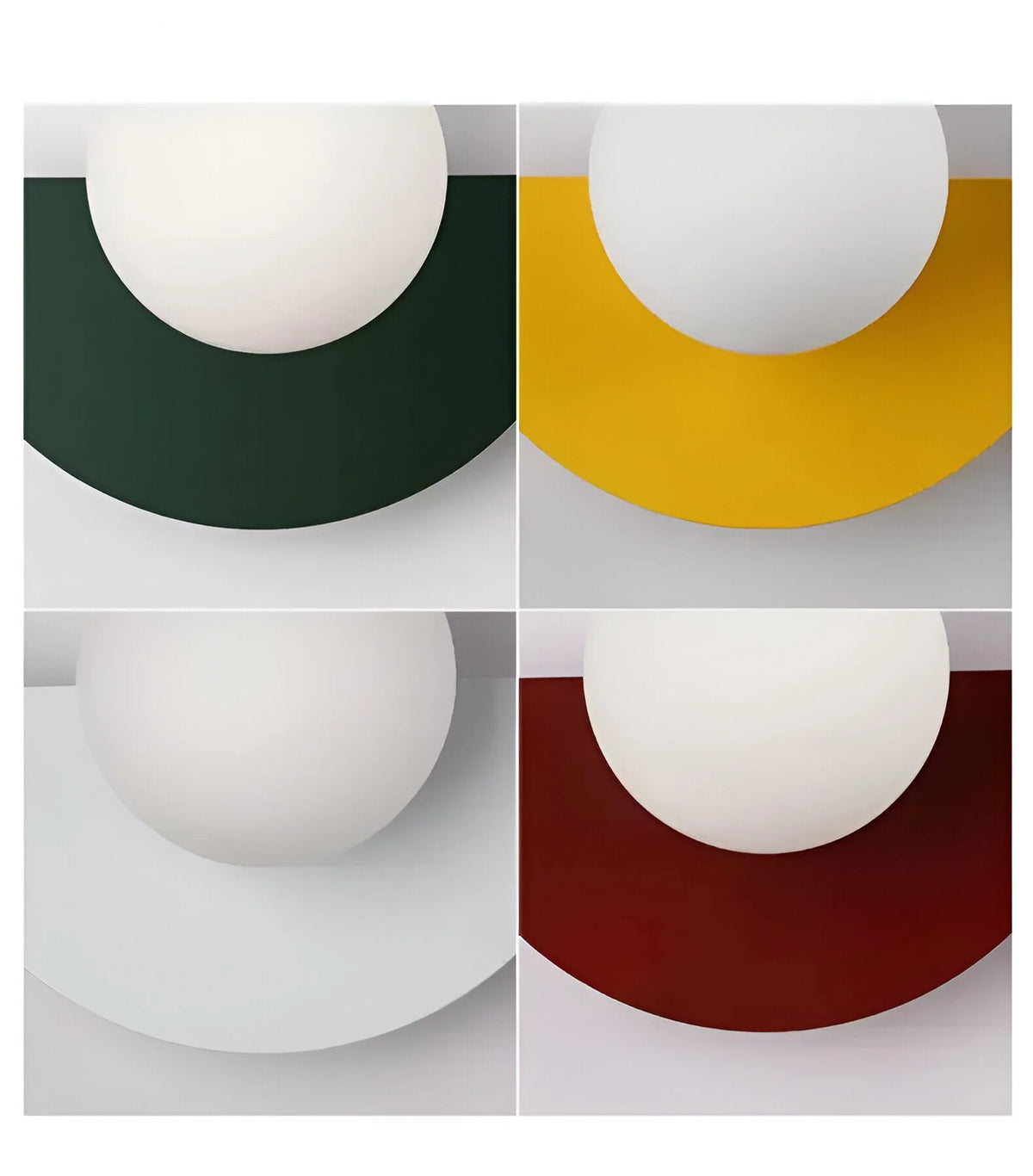 Wall Sconce Round Iron & Glass LED Hardwired