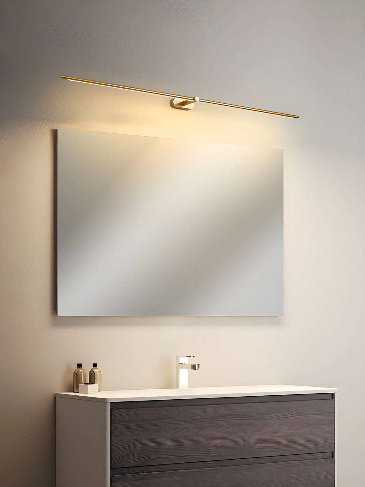 Wall Sconce Slim Linear USB Rechargeable Three-Color Dimmable LED