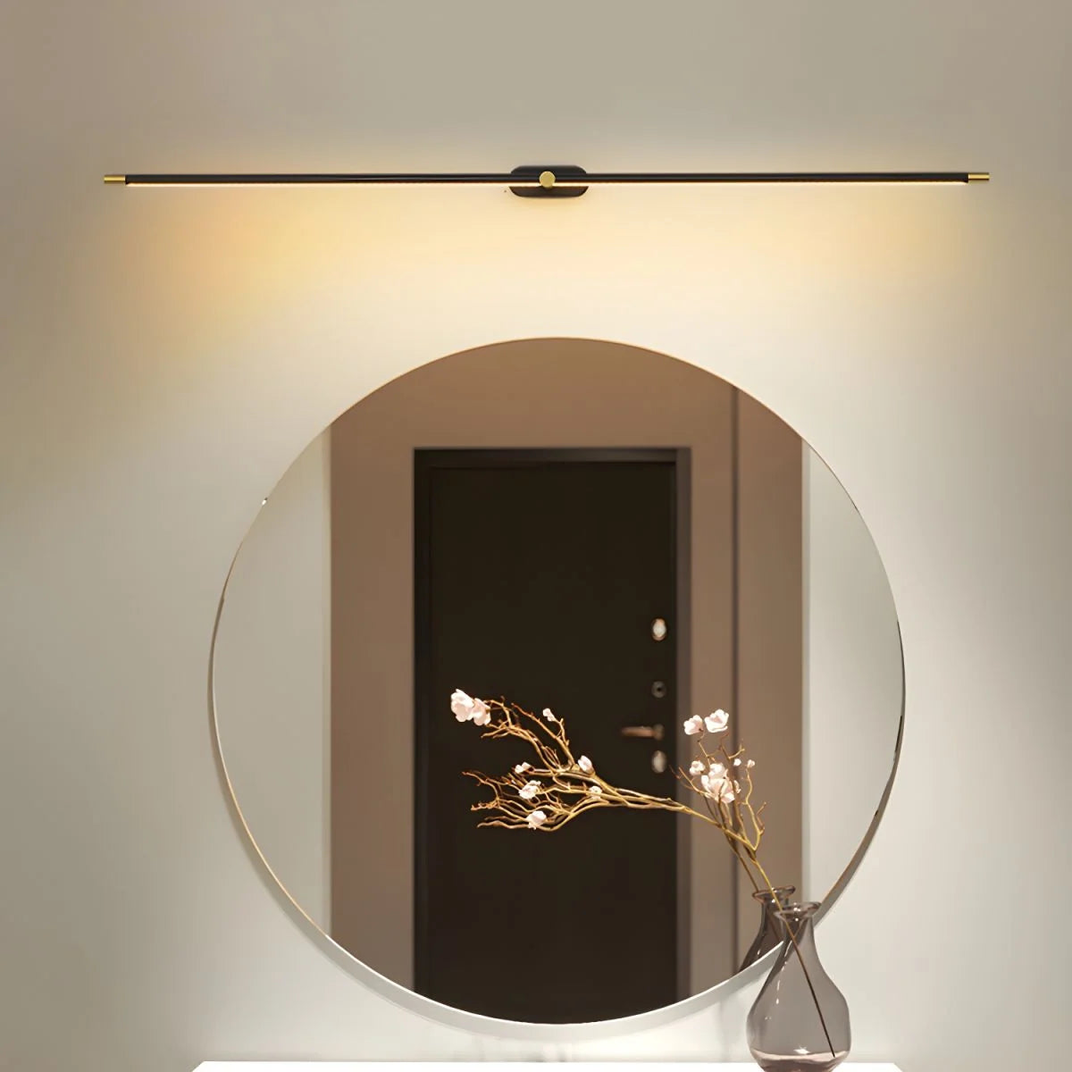 Wall Sconce Slim Linear USB Rechargeable Three-Color Dimmable LED