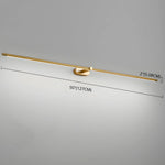 Wall Sconce Slim Linear USB Rechargeable Three-Color Dimmable LED