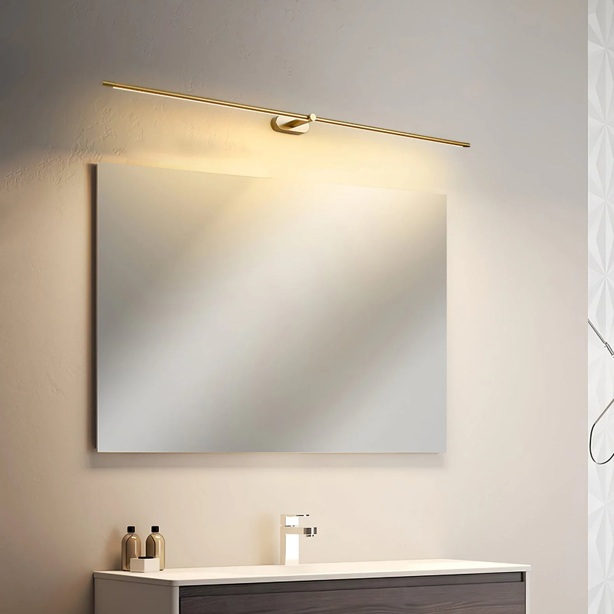 Wall Sconce Slim Linear USB Rechargeable Three-Color Dimmable LED