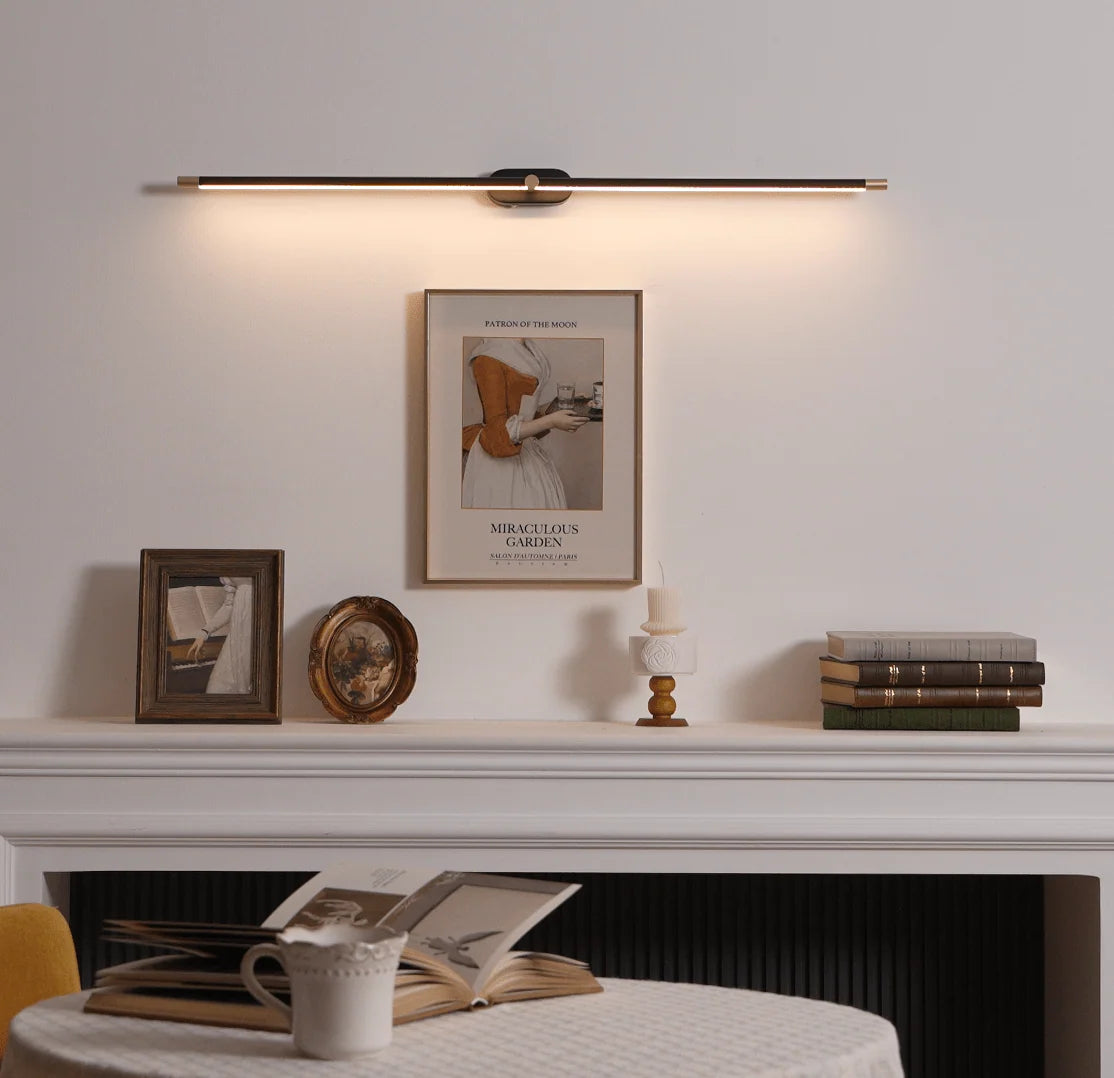 Wall Sconce Slim Linear USB Rechargeable Three-Color Dimmable LED