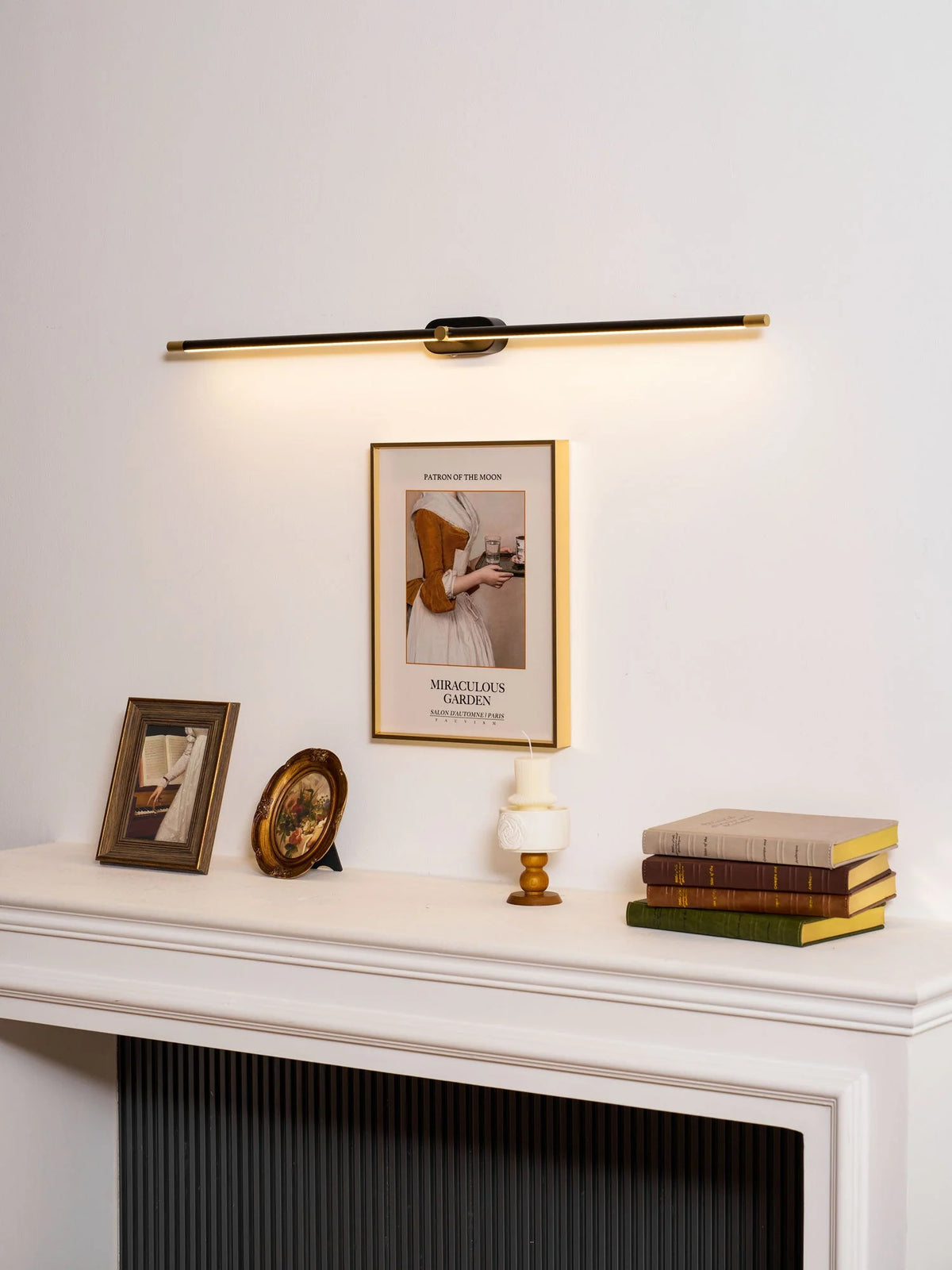 Wall Sconce Slim Linear USB Rechargeable Three-Color Dimmable LED