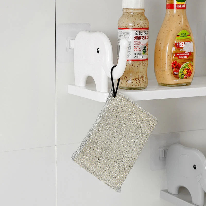 Wall Shelf Elephant-Shaped Floating Suction-Mount