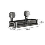 Wall Shelf No-Drill Suction Mount Drainage ABS Plastic