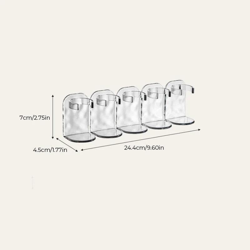 Wall Shelf Organizer No-Drill Adhesive Modular Design