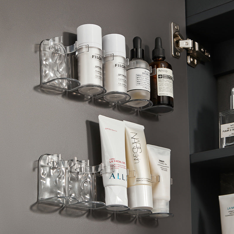 Wall Shelf Organizer No-Drill Adhesive Modular Design