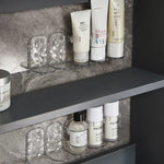 Wall Shelf Organizer No-Drill Adhesive Modular Design