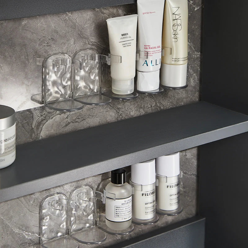Wall Shelf Organizer No-Drill Adhesive Modular Design