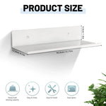 Wall Shelf Powder-Coated Rust-Proof Metal Space-Saving Storage