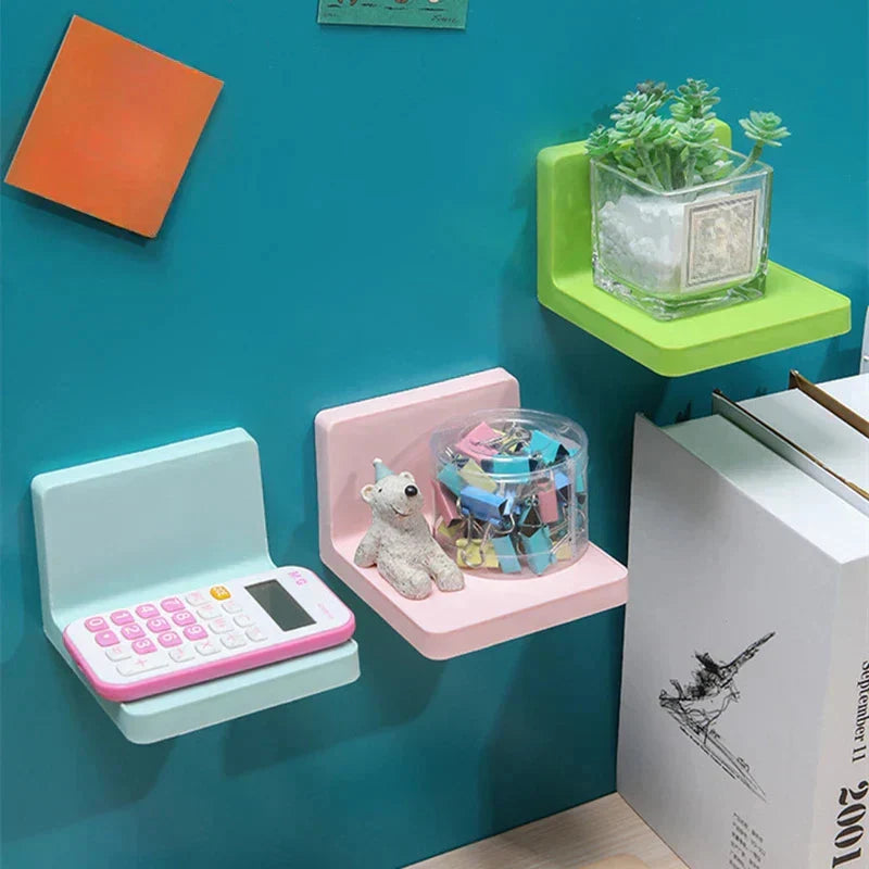 Wall Shelf Self-Adhesive Residue-Free Water-Resistant