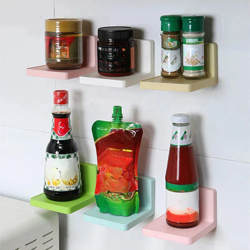 Wall Shelf Self-Adhesive Residue-Free Water-Resistant