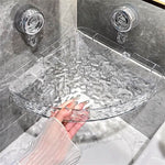 Wall Shelf Suction Cup Mount Drill-Free Space-Saving Storage