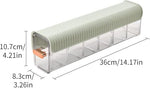 Wall Storage Box Wall-Mounted Transparent Compartments