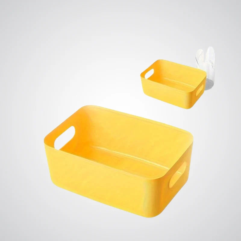 Wall Storage Boxes Wall-Mounted Plastic Set of 10
