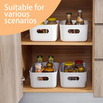 Wall Storage Boxes Wall-Mounted Plastic Set of 10