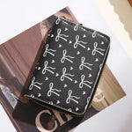 Wallet Bow Pattern Zipper Closure Multiple Card Slots
