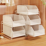 Wardrobe Drawer Organizer Sliding Wire Mesh Baskets