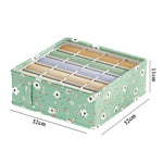 Wardrobe Organizer Foldable Breathable Fabric Compartments