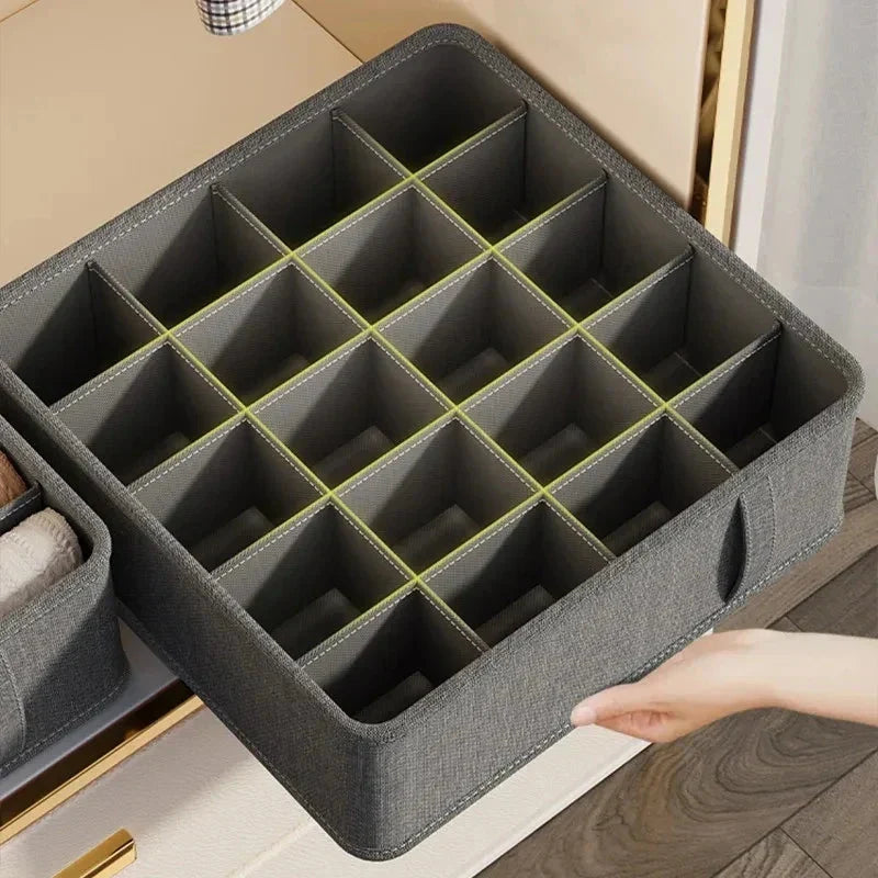 Wardrobe Organizer Foldable Breathable Fabric Compartments