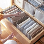 Wardrobe Organizer Foldable Breathable Mesh Multi-Compartment Storage