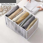 Wardrobe Organizer Foldable Breathable Mesh Multi-Compartment Storage