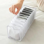 Wardrobe Organizer Foldable Breathable Mesh Multi-Compartment Storage