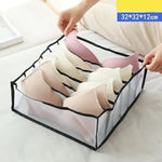 Wardrobe Organizer Foldable Breathable Mesh Multi-Compartment Storage