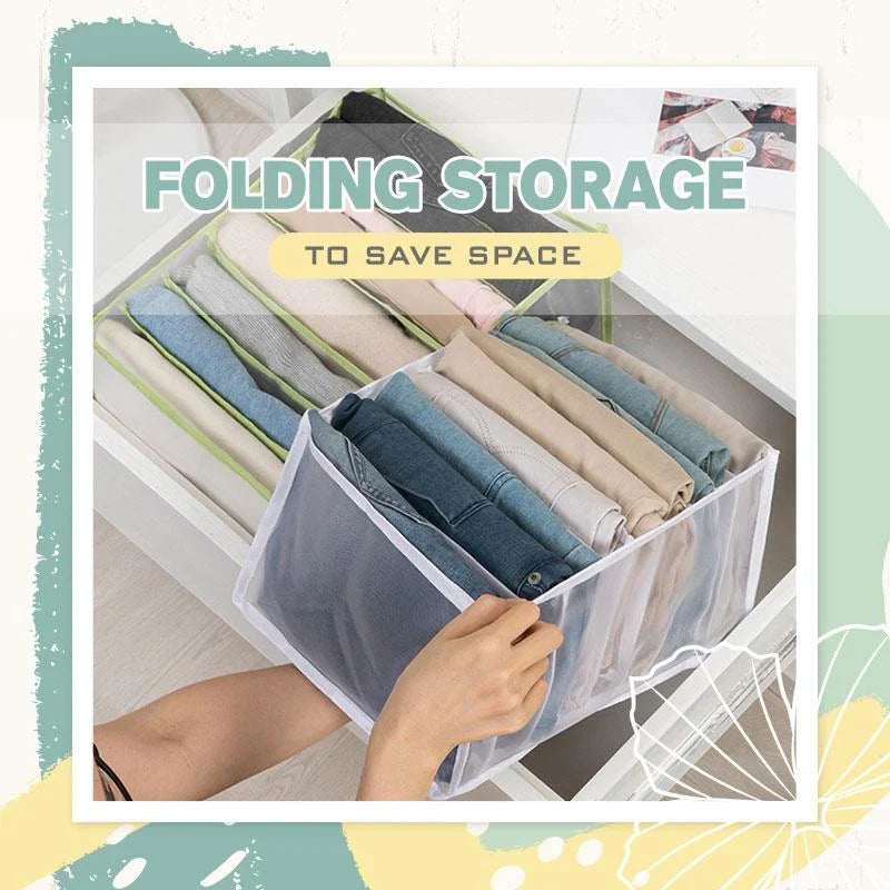 Wardrobe Organizer Foldable Mesh Nylon 2-Pack