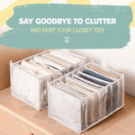 Wardrobe Organizer Foldable Mesh Nylon 2-Pack