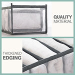 Wardrobe Organizer Foldable Mesh Nylon 2-Pack